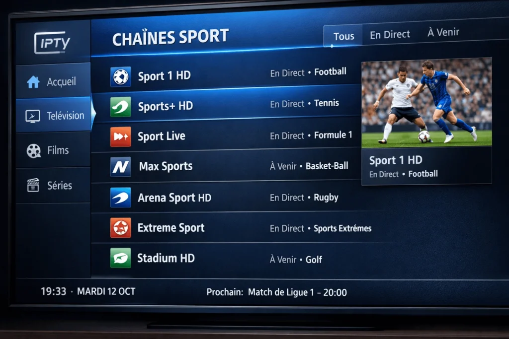 IPTV foot Suisse