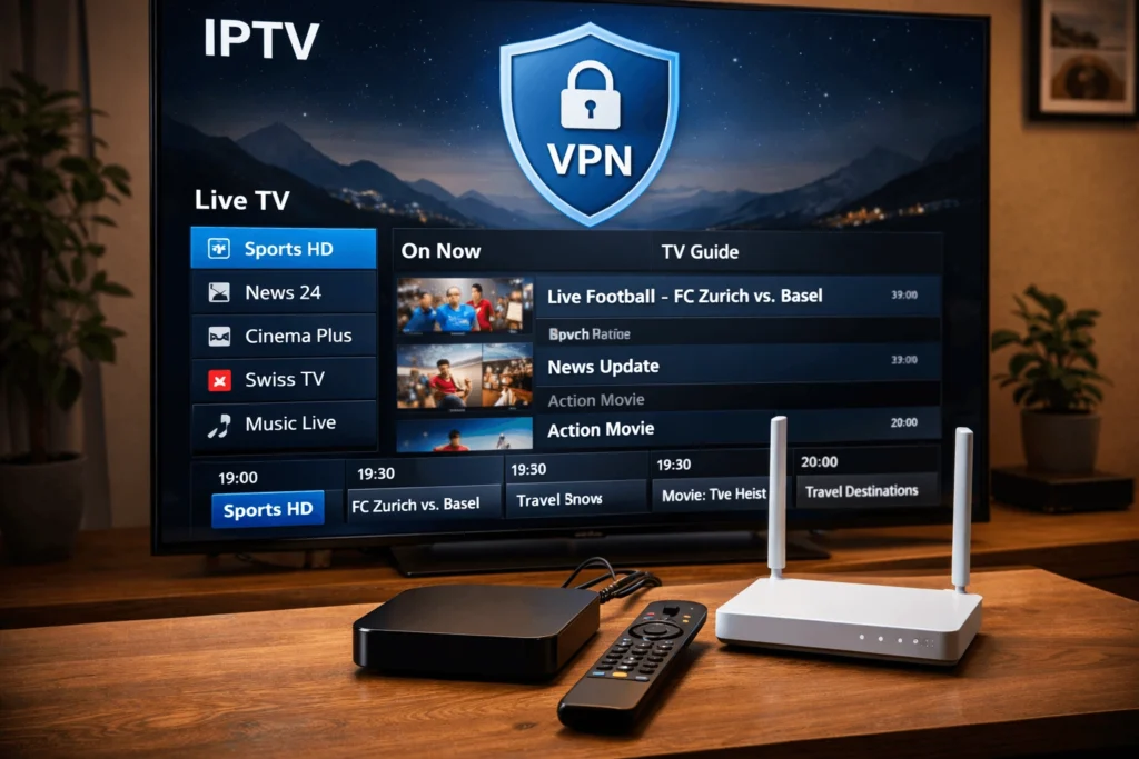 VPN IPTV Smarters Pro Suisse
