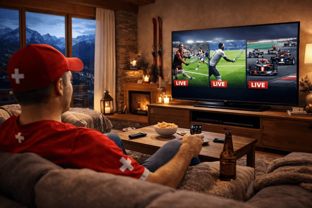streaming sport en direct Suisse
