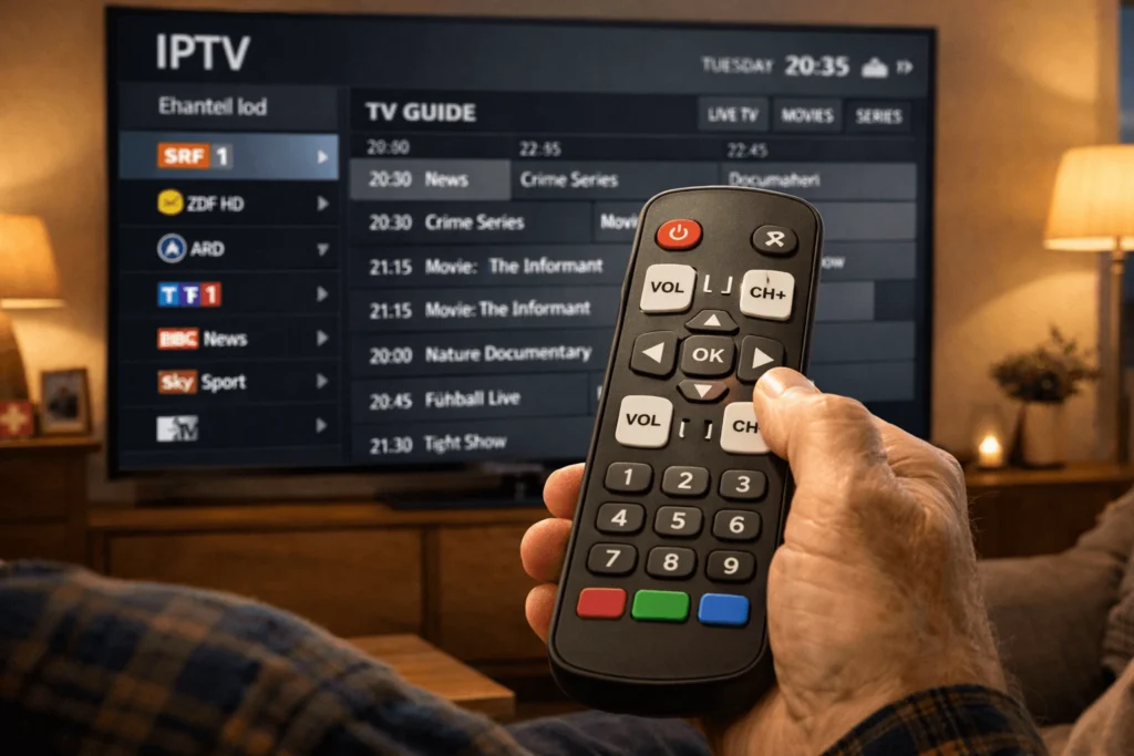 télévision facile seniors Suisse
